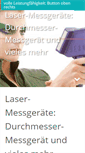 Mobile Screenshot of pretec-messtechnik.de